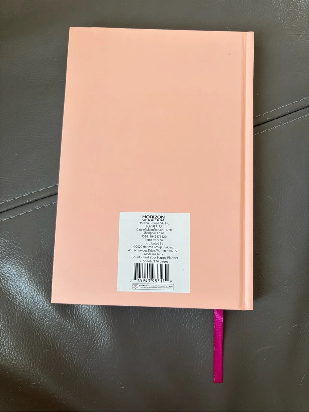 Find Your Happy Pink Hardcover Journal